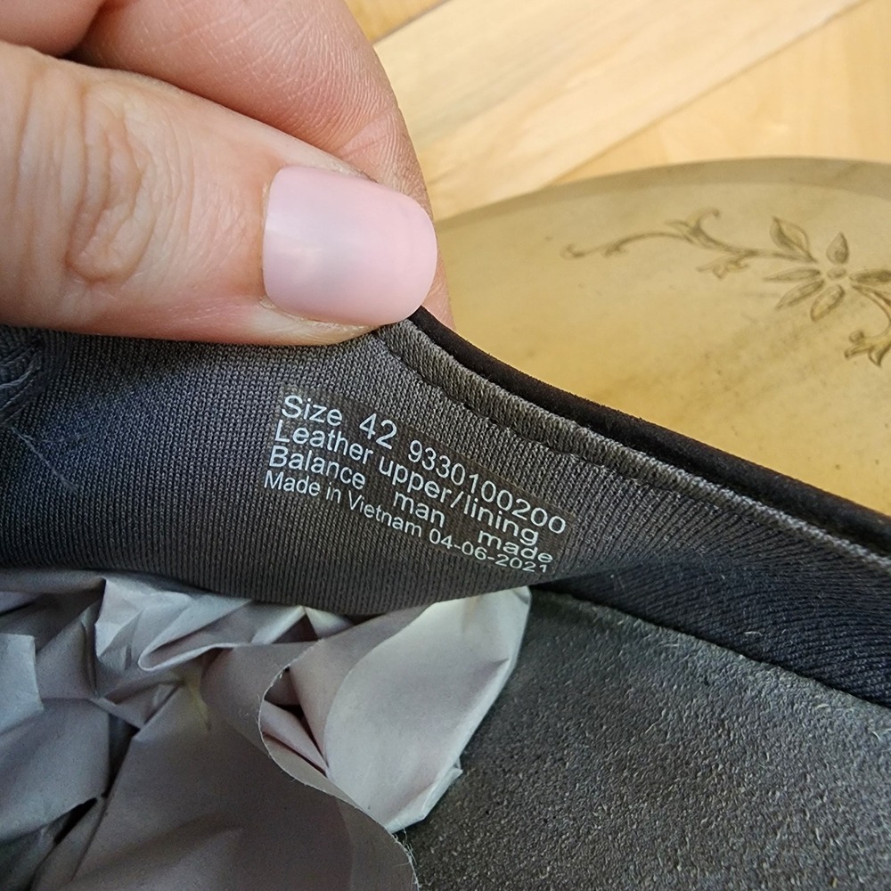 Dansko EU 42 US 11.5 12 Black Leather Clog Mule Slip On Minimalist Comfort Shoes - Picture 7 of 7
